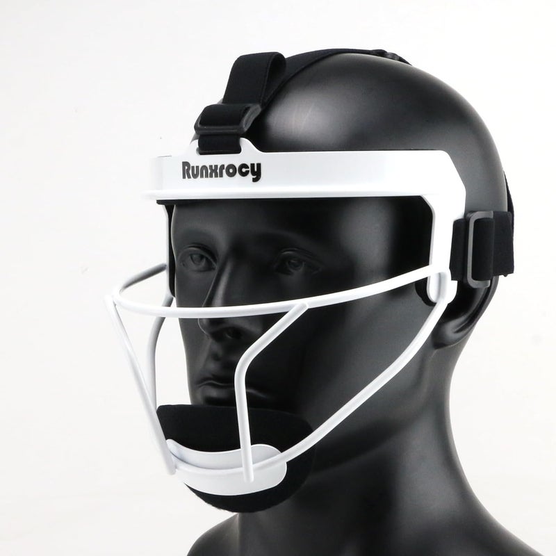 Runxrocy Softball Face Mask Durable Defensive Softball Fielder's Mask Lightweight Girls Women Protective Softball Infielder's Face Shield Color - Image 4
